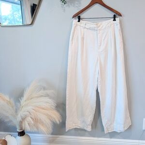 Madewell Wide Leg Linen Pants